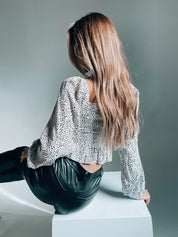 Jada Dotted Knot Top