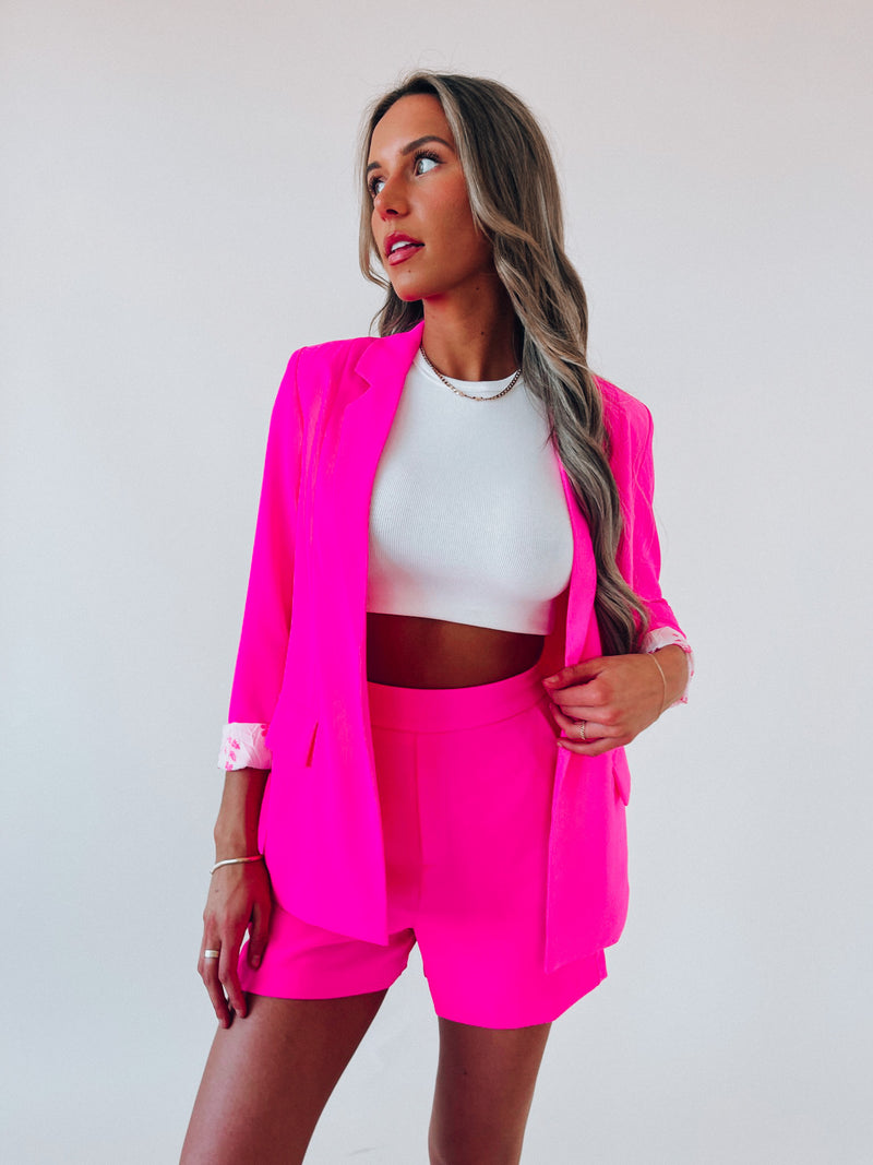 SALE: Kalista Hot Pink Blazer – Madida Clothing