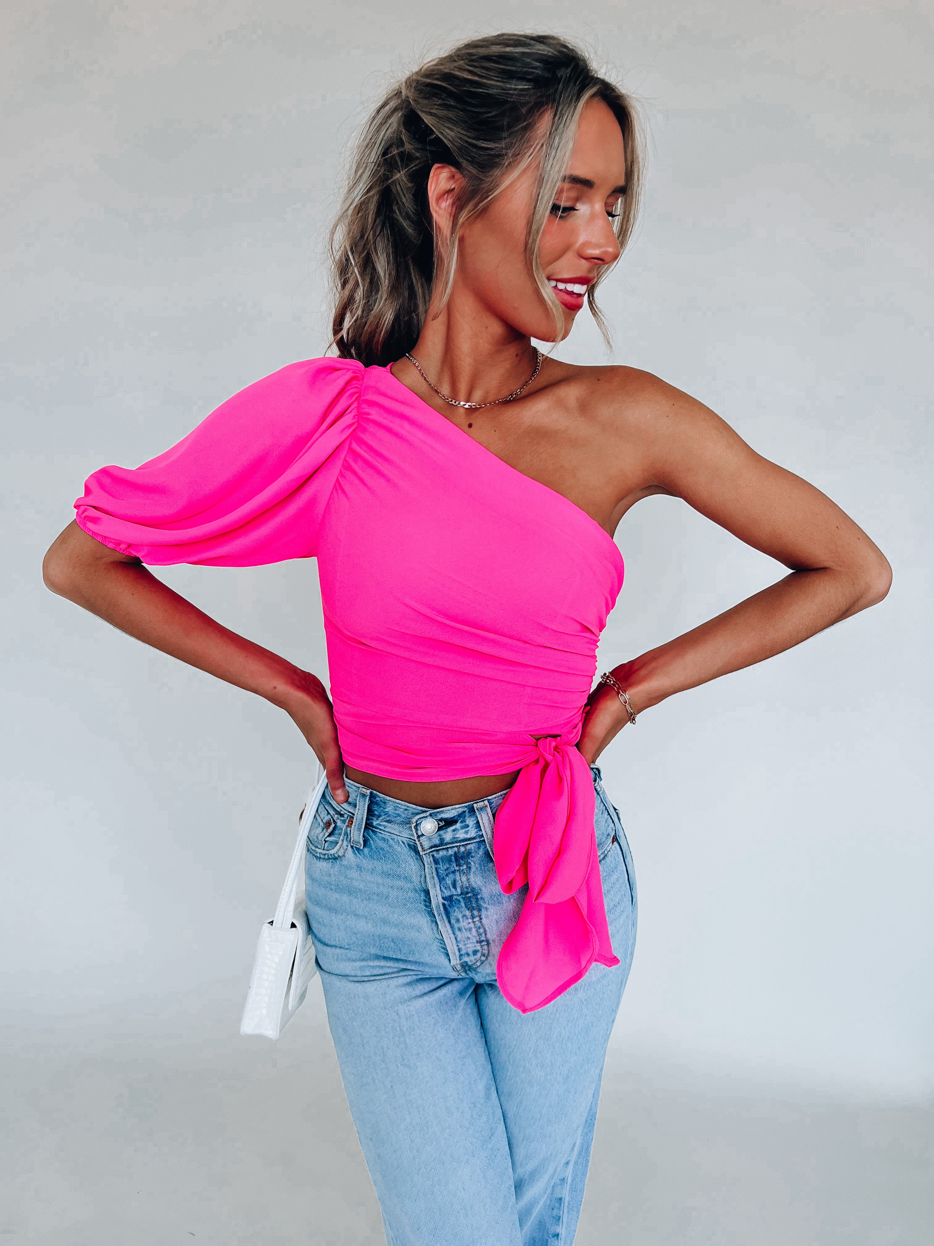 Gina One Shoulder Top
