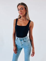 RESTOCKED : Jena Black Bodysuit