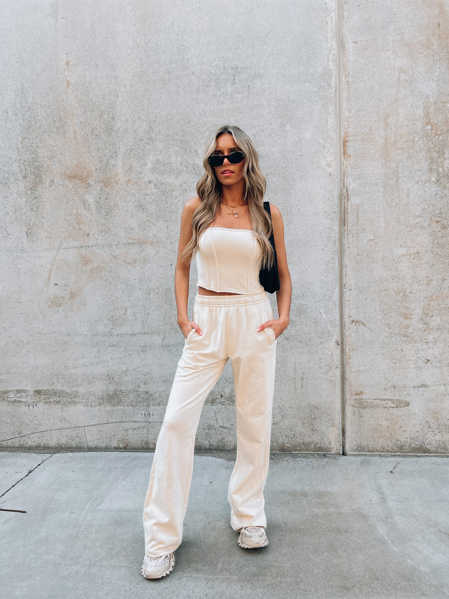 Cassie Corset Cream Top