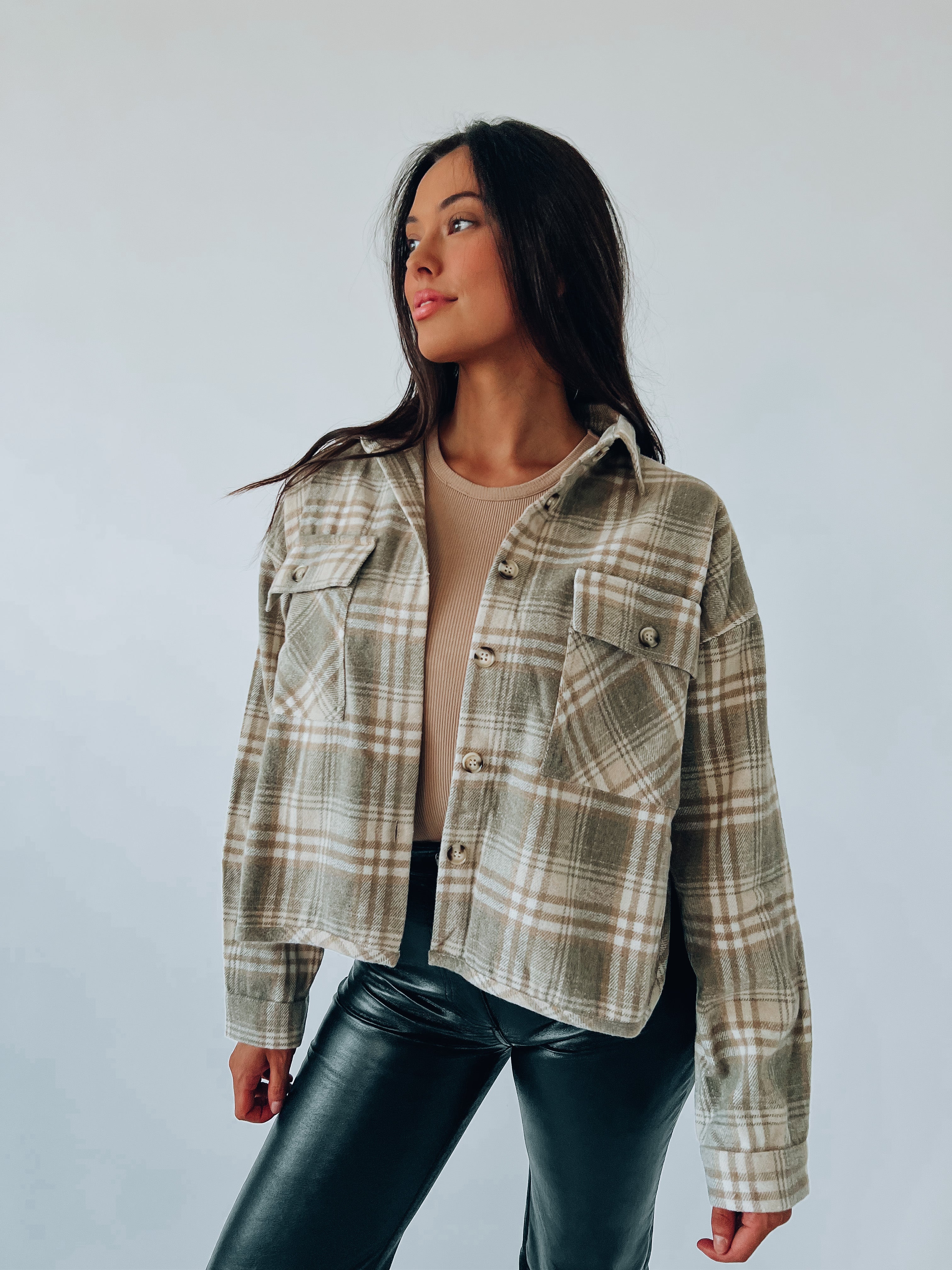 Hudson Plaid Flannel Jacket