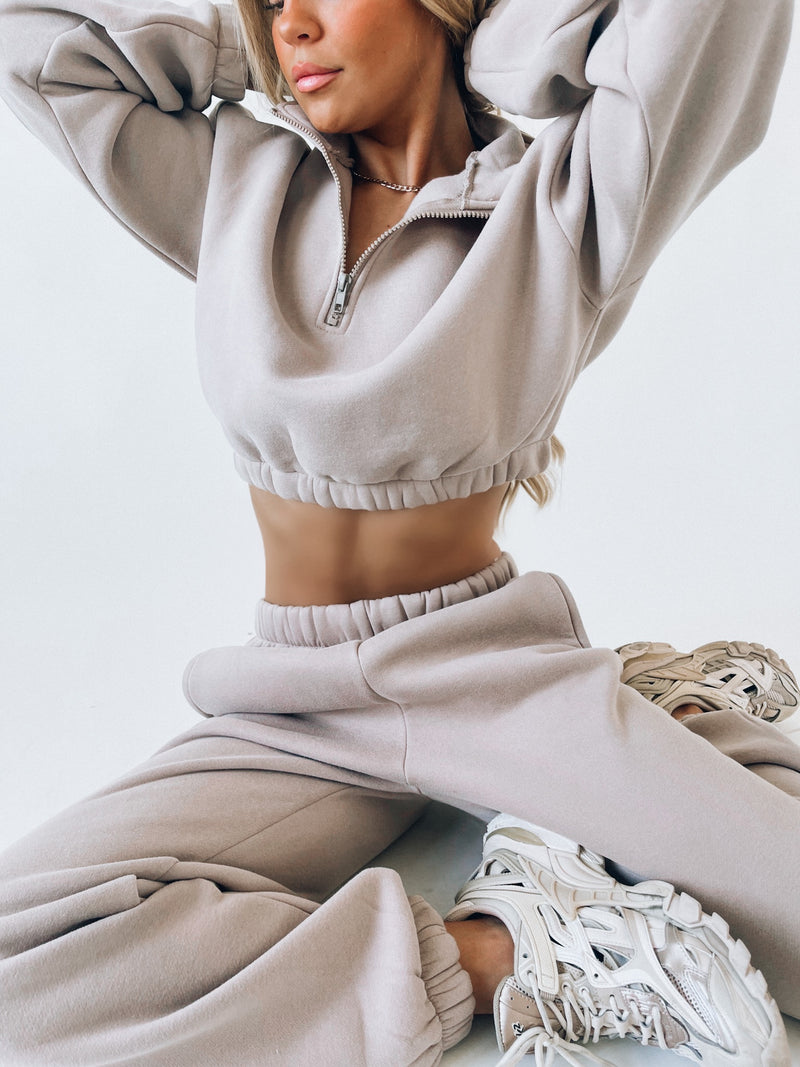 RESTOCKED: Keaton Taupe Joggers