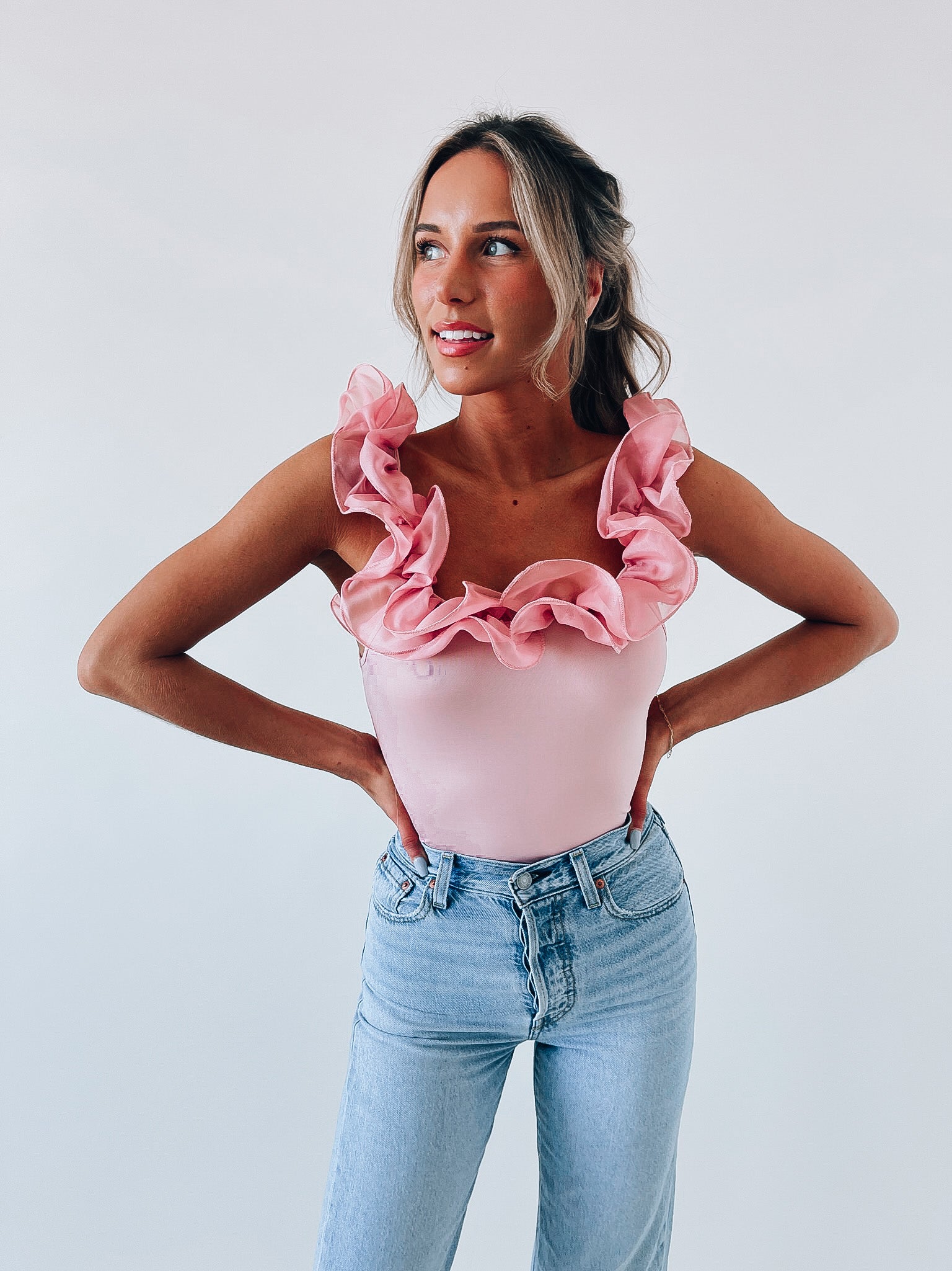 Margaret Ruffle Bodysuit