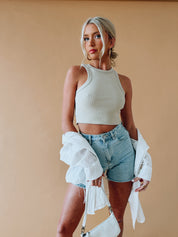 Andi Ribbed Sleeveless Tank