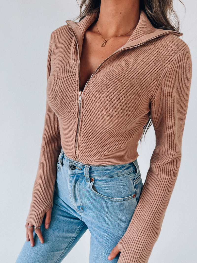 Linley Ribbed Knitted Bodysuit