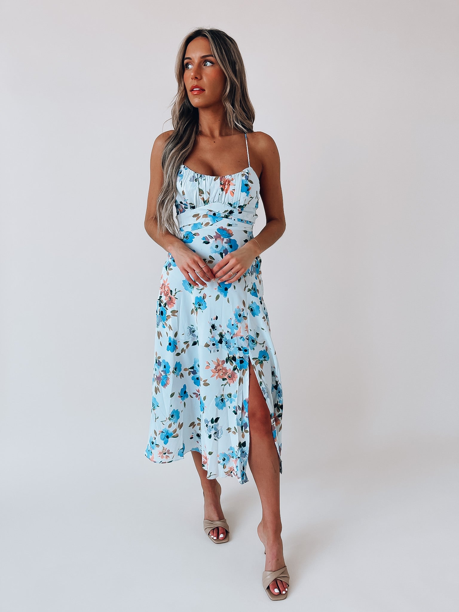 Eloise Floral Midi Dress