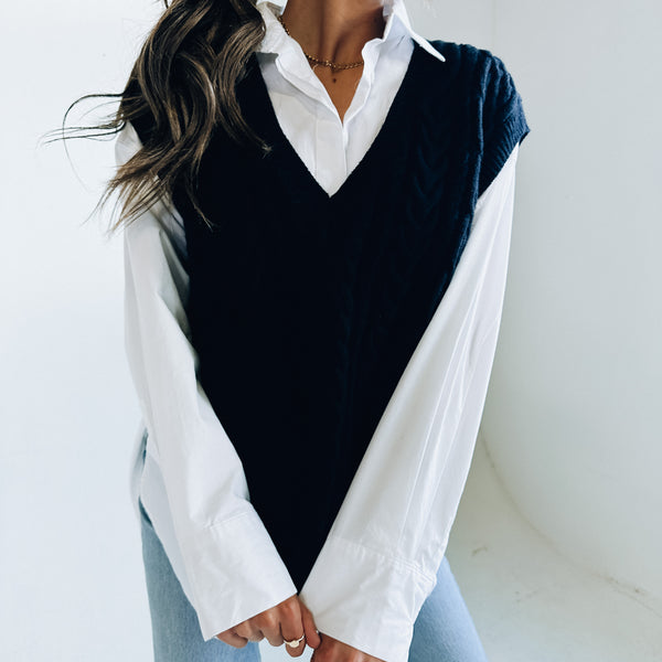 Oversized Knitted Vest – Madida Clothing