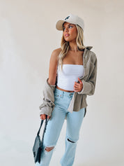 Freya Strapless Crop Top