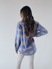 SALE :Tristan Lavender Plaid Jacket