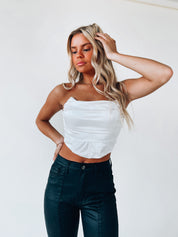 Rowan Satin Structured Top