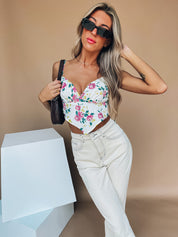 SALE: Celly Floral Bandana Top