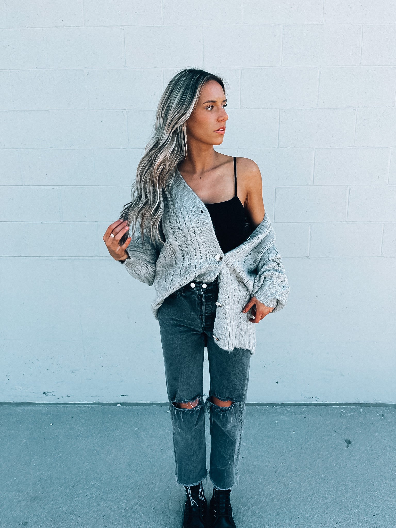 Levi Cable Knit Cardigan