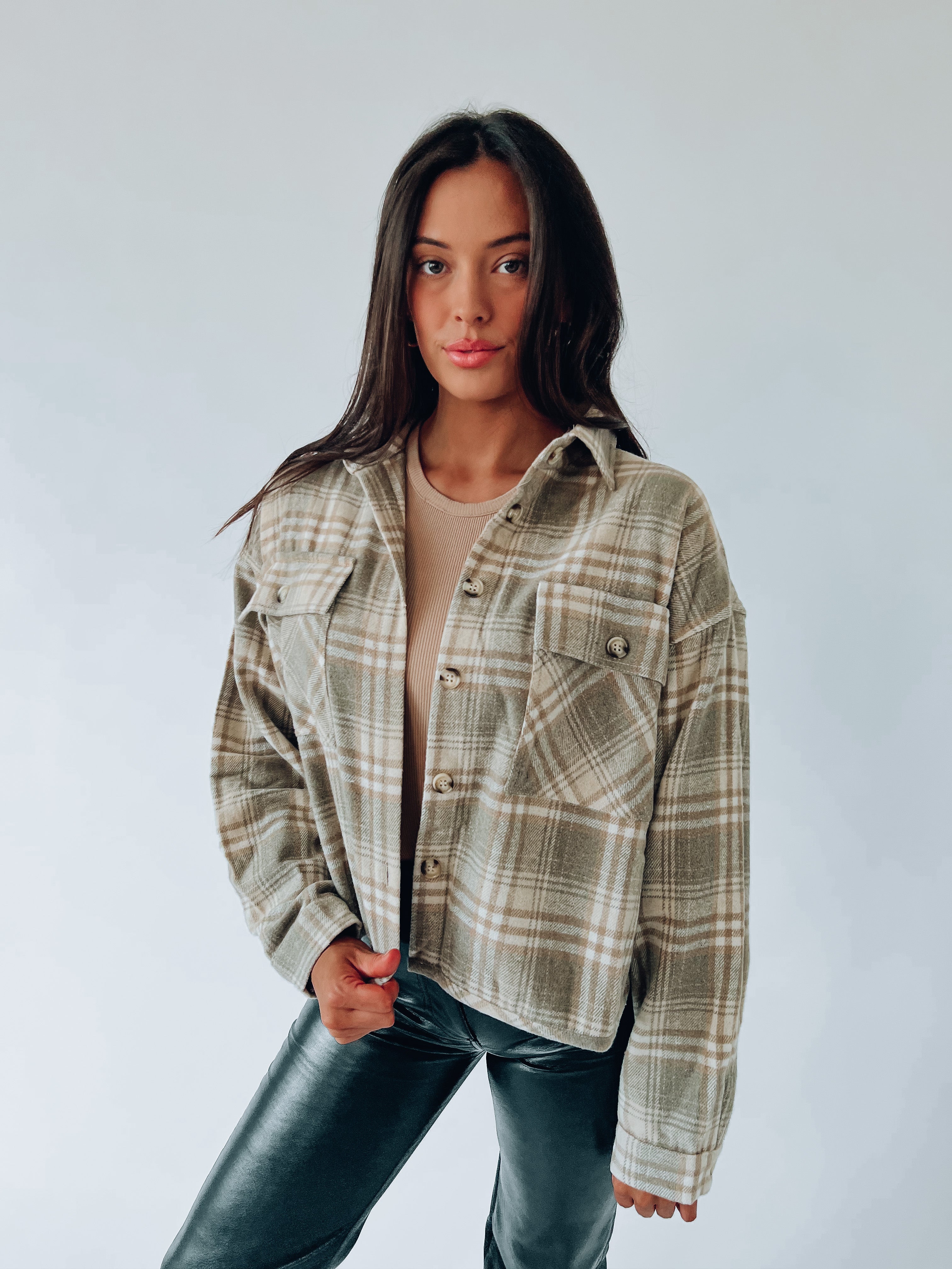 Hudson Plaid Flannel Jacket