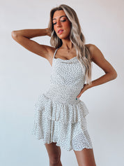 SALE: Celest Polka Dot Dress