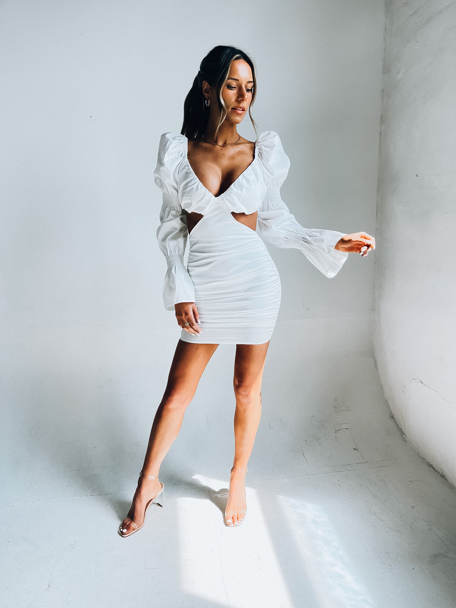 Aja Side Cut Out Mini Dress Madida Clothing Aja Side Cut Out Mini Dress Madida Clothing