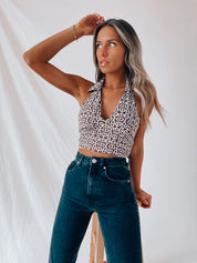 SALE :Out Of The Box Collared Crop