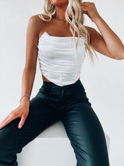 Rowan Satin Structured Top