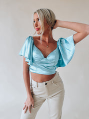 Analise Satin Flair Corset Top