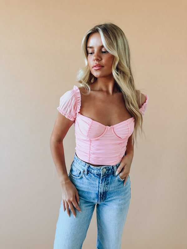 Karolina Hot Pink Bra Top – Madida Clothing