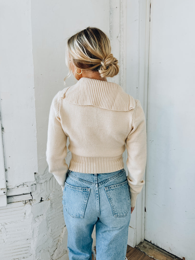 Micah Knitted Zip-Up