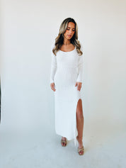 SALE :Shayna Knit Midi Dress