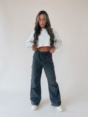 Sarah Cement Cargo Pant