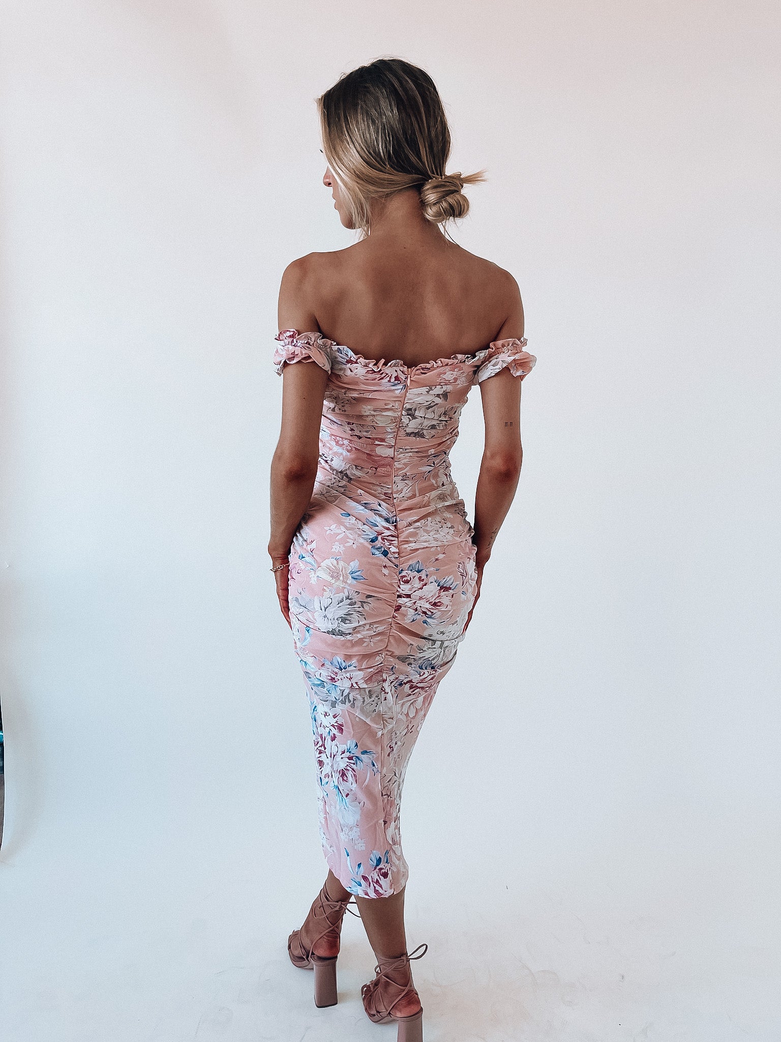 maeve floral midi dress Maeve Floral Wynette Tiered Midi Dress