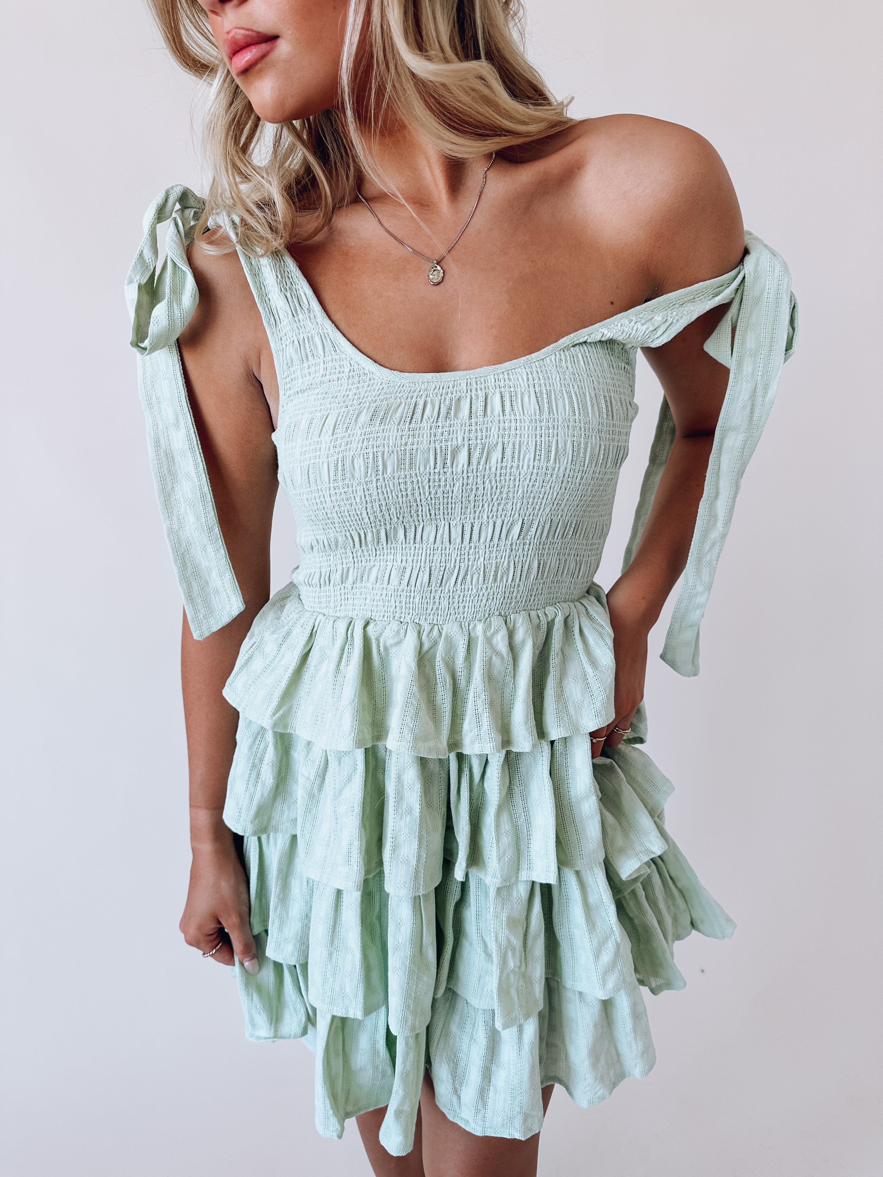 Saylor Tiered Ruffle Mini Dress