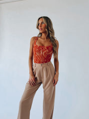 Yasmine High Waisted Trousers.