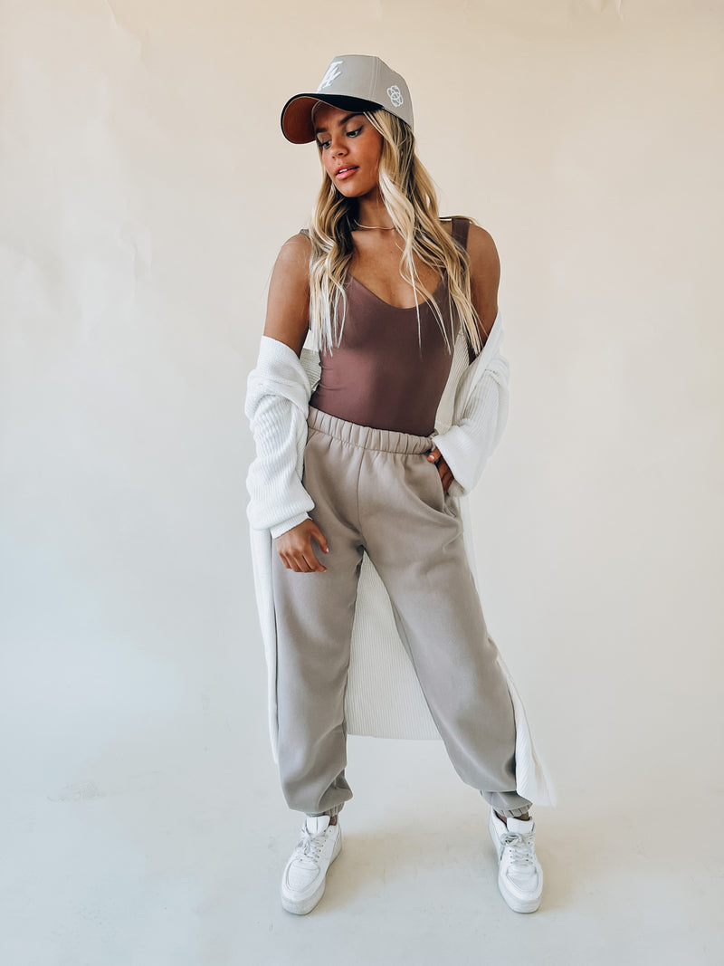 RESTOCKED: Keaton Taupe Joggers