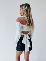 Melina Off The Shoulder Crop Top