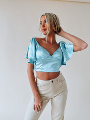 Analise Satin Flair Corset Top