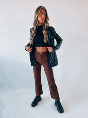 RESTOCKED: Chocolate Boyfriend Denim