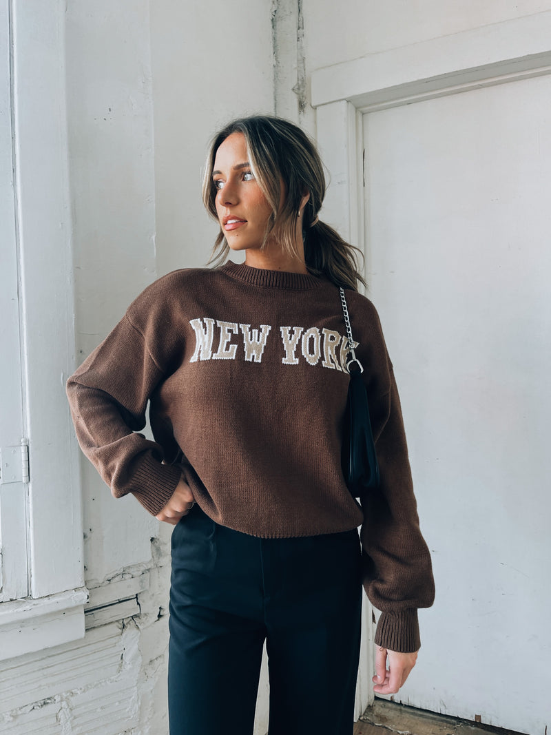 RESTOCKED: New York Knit Sweater