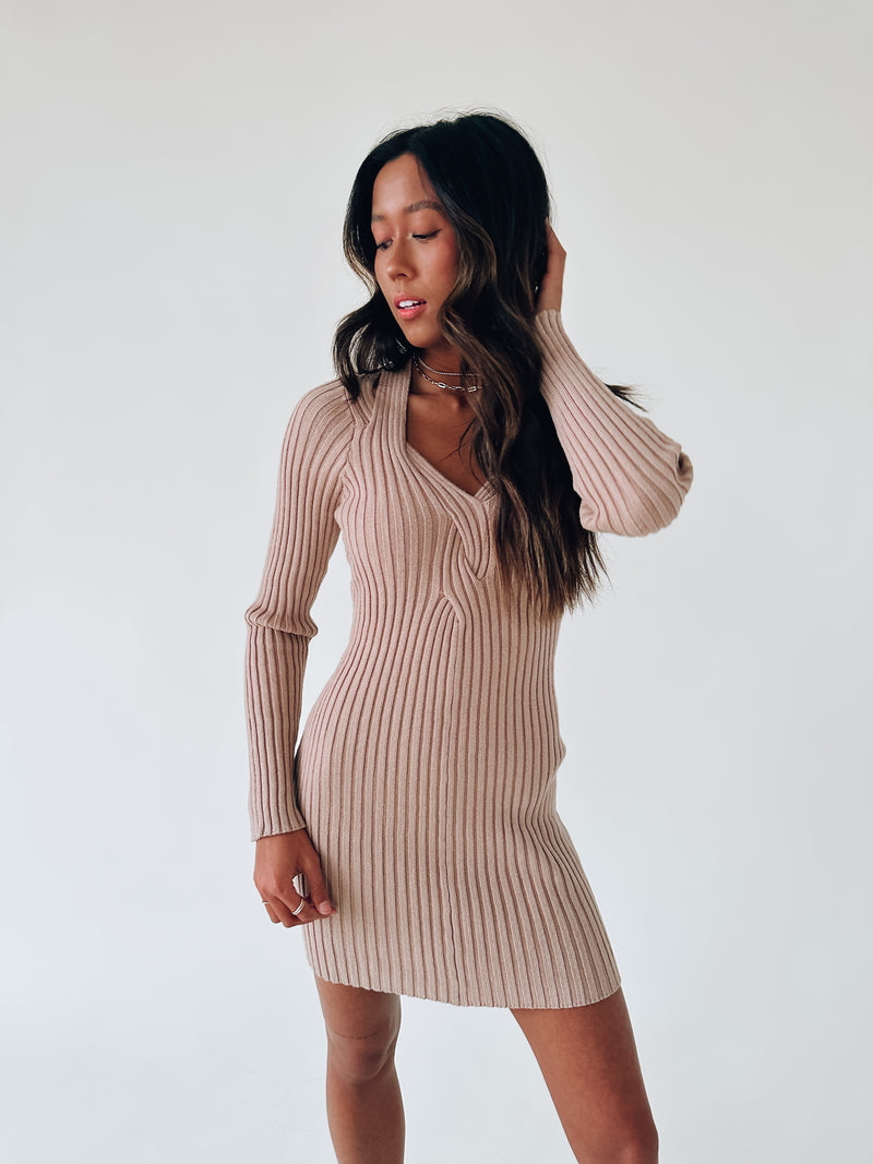 Lilly Ribbed Mini Dress