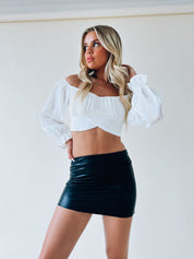 Melina Off The Shoulder Crop Top