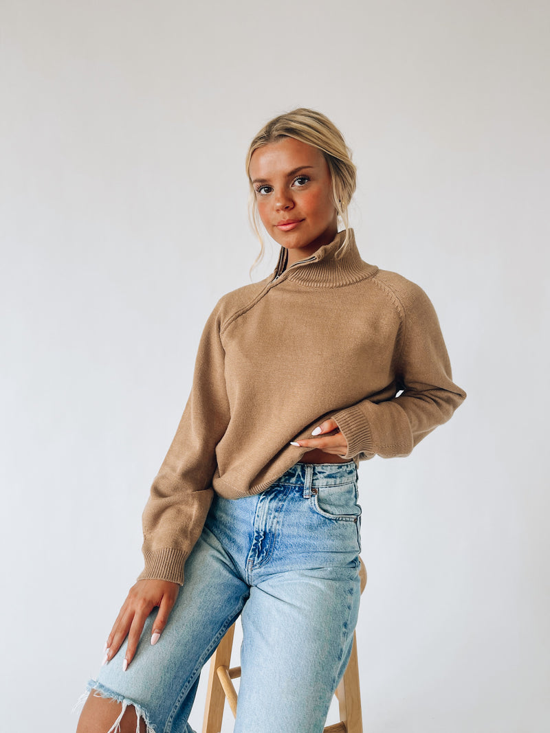 Heather Turtleneck Sweater