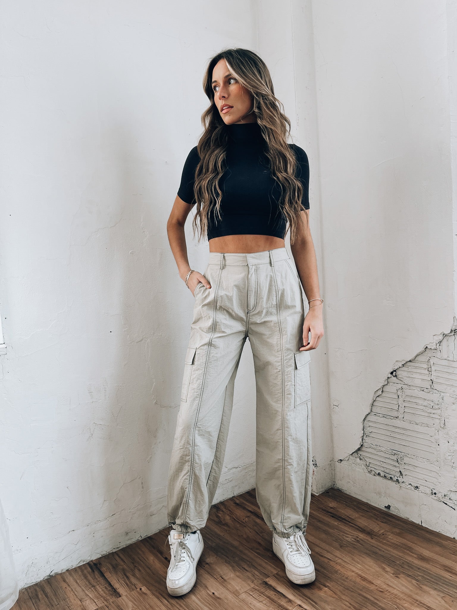 Trystan Turtleneck Crop Top