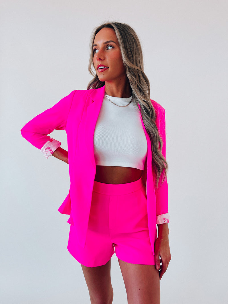 SALE: Kalista Hot Pink Blazer – Madida Clothing