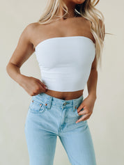 Freya Strapless Crop Top