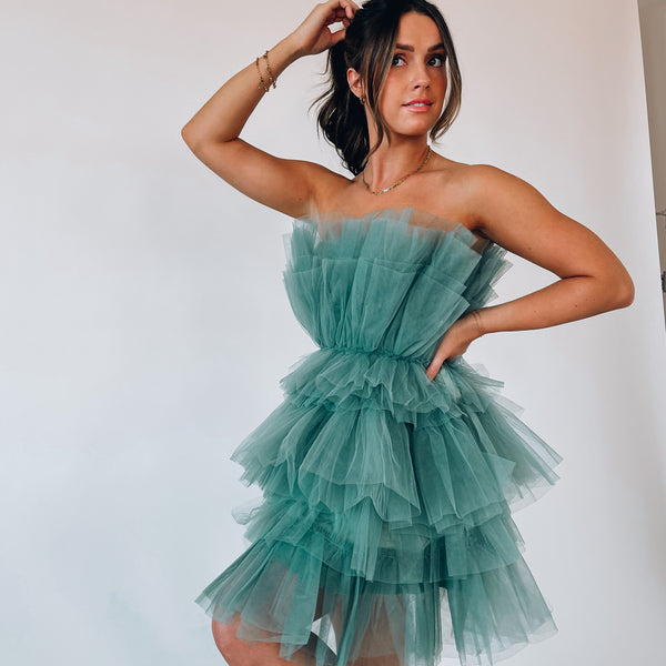 Averee Tulle Mini Dress – Madida Clothing