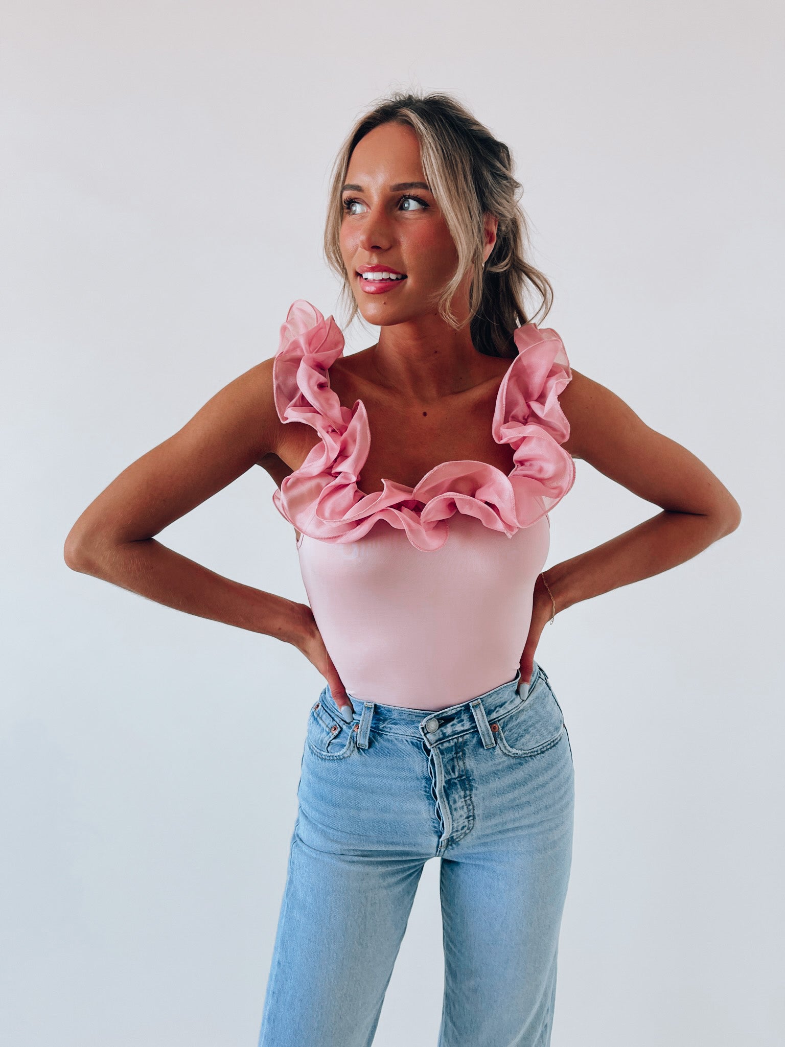 Margaret Ruffle Bodysuit