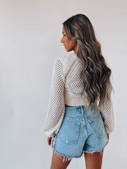 SALE :Addisyn Crochet Cropped Cardi