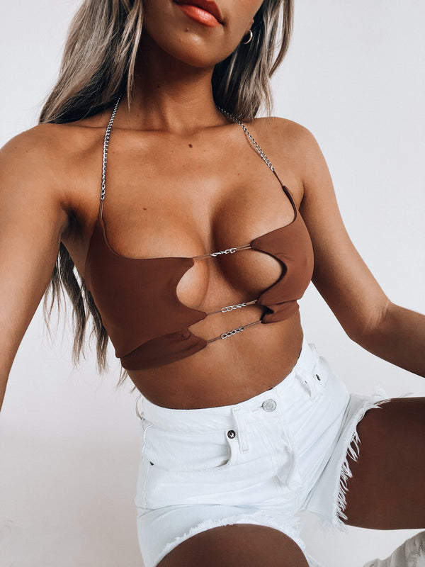 SALE :Zola Chained Crop Top