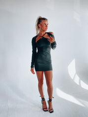 SALE :Pamela Sleeved Mini Dress