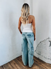 Lilee Ribbed Strapless Top