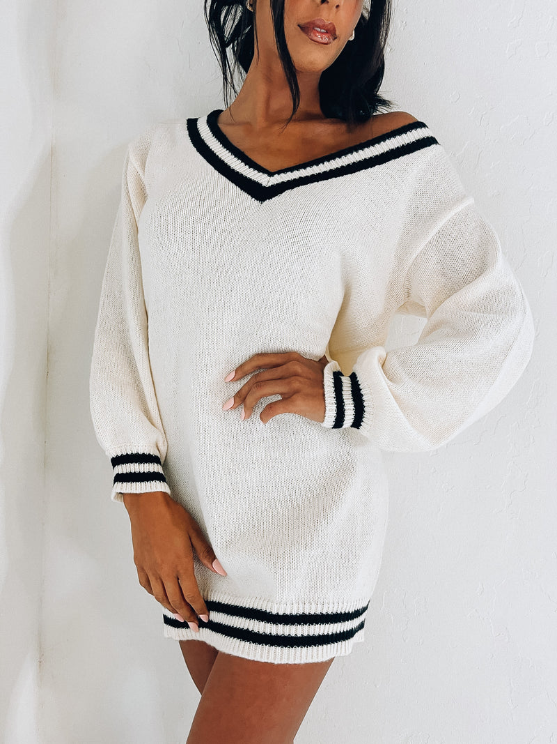 Faye Knitted Sweater Dress