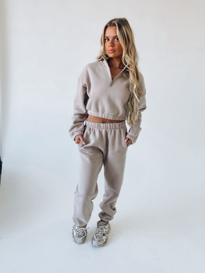 RESTOCKED: Keaton Taupe Joggers
