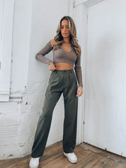 Colbi Cut Out Knit Top